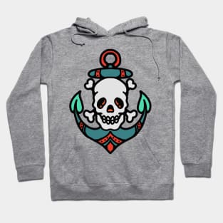 skull anchor Hoodie